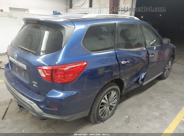 5N1DR2MM7KC614993 2019 NISSAN PATHFINDER Blue უკანა მარჯვენა