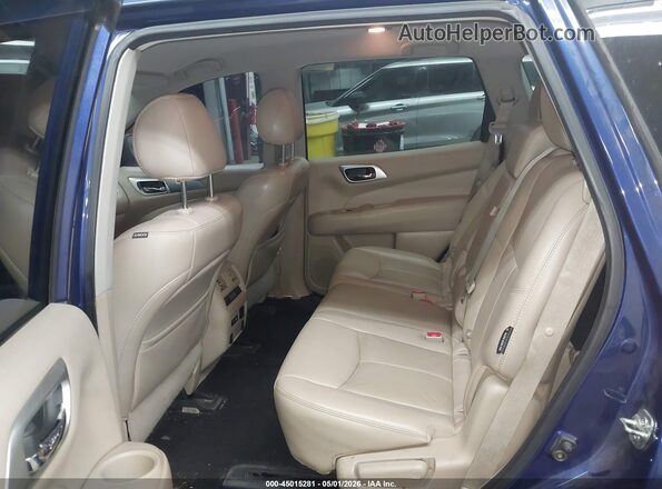 5N1DR2MM7KC614993 2019 NISSAN PATHFINDER Blue VIN კოდის სტიკერის ხედი