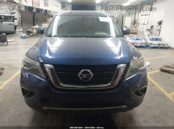 5N1DR2MM7KC614993 2019 NISSAN PATHFINDER Blue ხელსაწყოთა პანელის ხედი