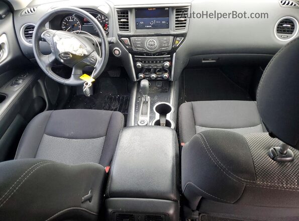 5N1DR2MM7KC619949 2019 NISSAN PATHFINDER White Вид панелі приладів