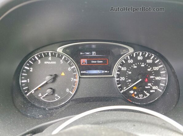 5N1DR2MM7KC619949 2019 NISSAN PATHFINDER White Вид щитка приладів