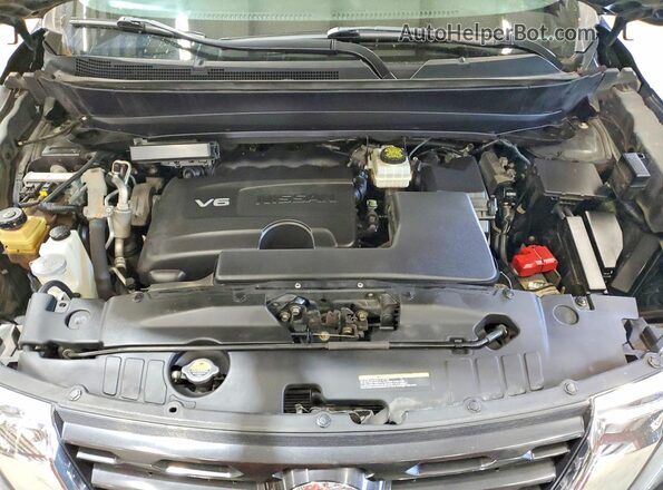 5N1DR2MM8HC647428 2017 NISSAN PATHFINDER Черный Вид подкапотного пространства