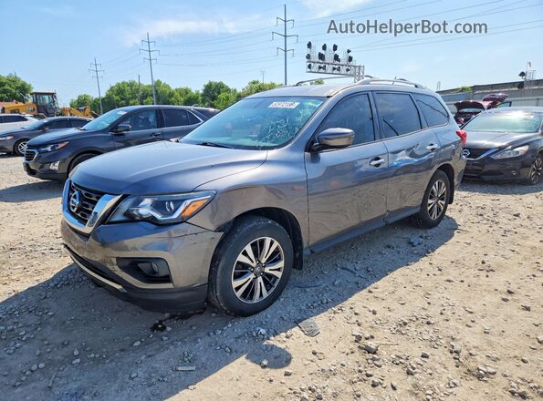 5N1DR2MM8HC661040 2017 NISSAN PATHFINDER Серый Передняя левая четверть