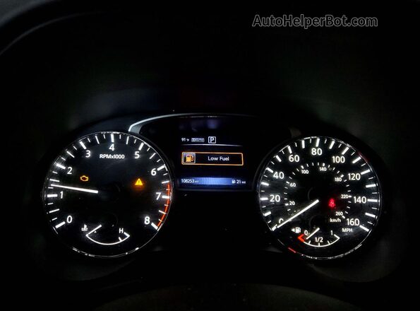 5N1DR2MM8HC690716 2017 NISSAN PATHFINDER Серый Вид щитка приборов
