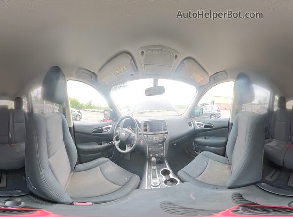 5N1DR2MM8HC695818 2017 NISSAN PATHFINDER Black Vista interior de 360 grados