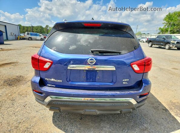 5N1DR2MM8JC603127 2018 NISSAN PATHFINDER Синий Вид сзади