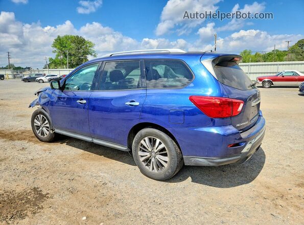 5N1DR2MM8JC603127 2018 NISSAN PATHFINDER Синий Задняя левая четверть