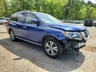 2018 Nissan Pathfinder Sl Синий vin: 5N1DR2MM8JC603127