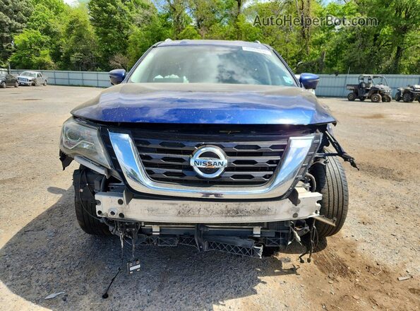 5N1DR2MM8JC603127 2018 NISSAN PATHFINDER Синий Вид спереди