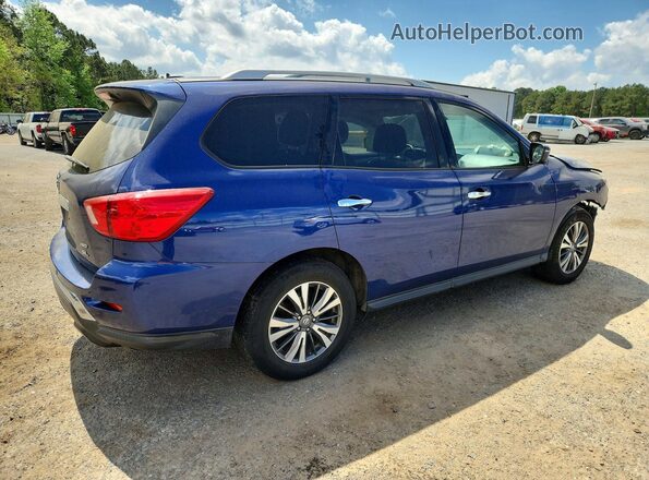 5N1DR2MM8JC603127 2018 NISSAN PATHFINDER Синий Задняя правая четверть