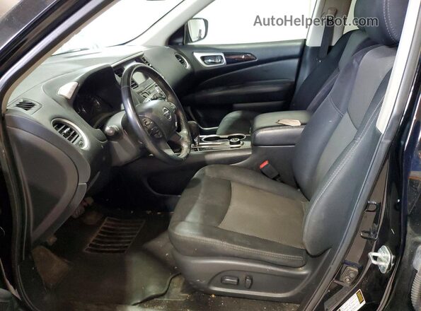 5N1DR2MM8KC596083 2019 NISSAN PATHFINDER Black Widok wnętrza z przodu