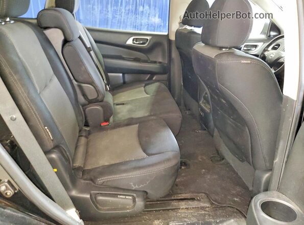 5N1DR2MM8KC596083 2019 NISSAN PATHFINDER Black Widok wnętrza z tyłu