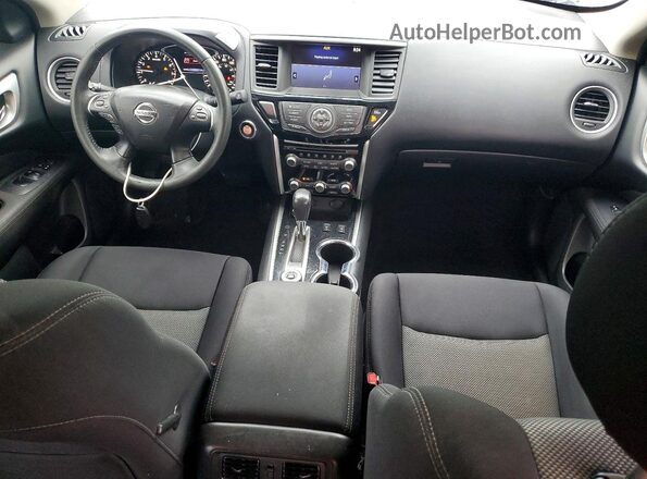 5N1DR2MM9HC636440 2017 NISSAN PATHFINDER Черный Вид панели приборов