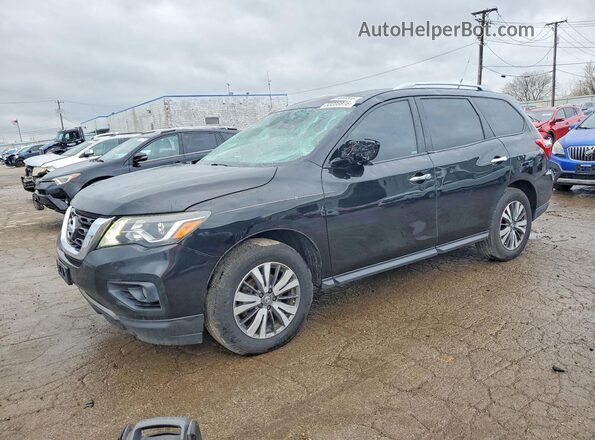 5N1DR2MM9HC636440 2017 NISSAN PATHFINDER Черный Передняя левая четверть