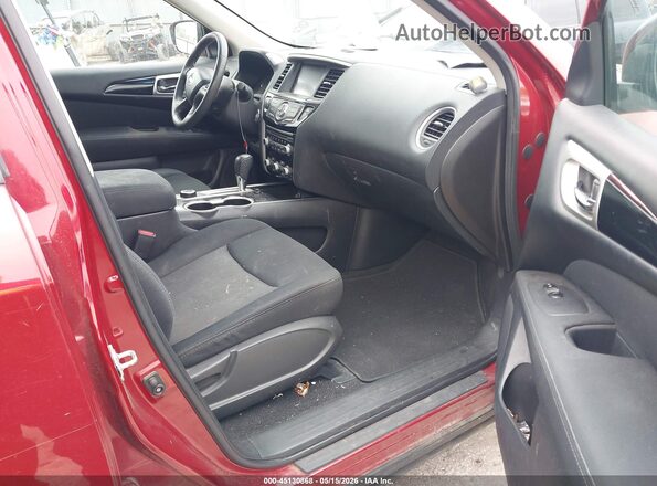 5N1DR2MM9HC656963 2017 NISSAN PATHFINDER Burgundy Vista interior delantera