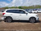 2017 Nissan Pathfinder S White vin: 5N1DR2MM9HC691910