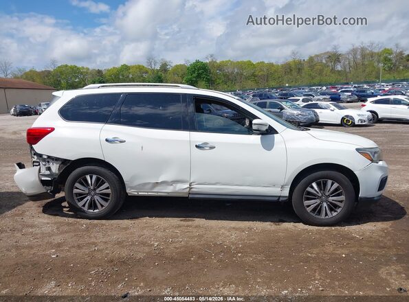 5N1DR2MM9HC691910 2017 NISSAN PATHFINDER White Vista del cuadro de instrumentos