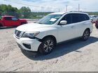2017 Nissan Pathfinder Sv White vin: 5N1DR2MM9HC693365