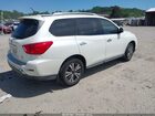 2017 Nissan Pathfinder Sv White vin: 5N1DR2MM9HC693365