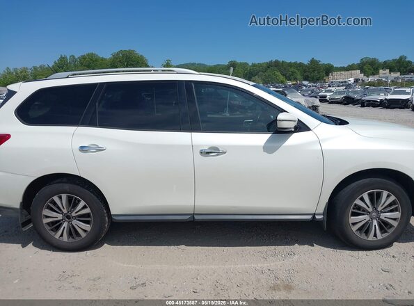 5N1DR2MM9HC693365 2017 NISSAN PATHFINDER White Widok wnętrza z tyłu