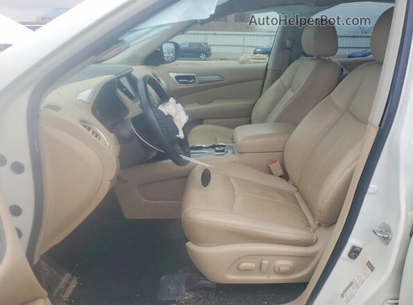 5N1DR2MM9JC655236 2018 NISSAN PATHFINDER White Vista interior delantera