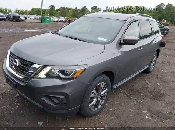 5N1DR2MM9KC580507 2019 NISSAN PATHFINDER Pewter წინა მარცხენა ხედი სამი მეოთხედიდან