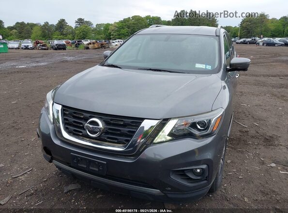 5N1DR2MM9KC580507 2019 NISSAN PATHFINDER Pewter ხელსაწყოთა პანელის ხედი