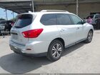 2019 Nissan Pathfinder Sv Silver vin: 5N1DR2MM9KC597212