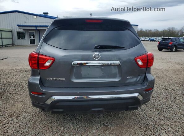 5N1DR2MM9KC628751 2019 NISSAN PATHFINDER Gray Вид ззаду