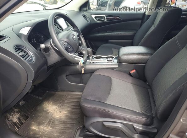 5N1DR2MM9KC628751 2019 NISSAN PATHFINDER Gray Вид салону спереду