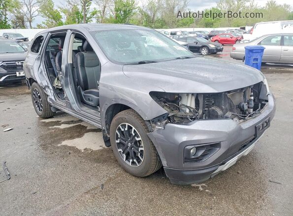 5N1DR2MM9KC649728 2019 NISSAN PATHFINDER Gray Delantero derecho