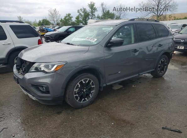 5N1DR2MM9KC649728 2019 NISSAN PATHFINDER Gray Vista tres cuartos delantera izquierda