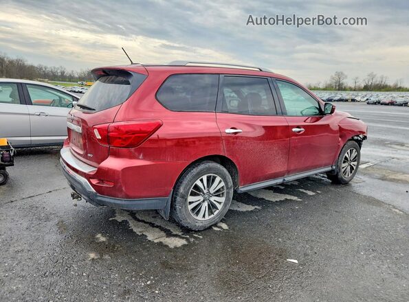 5N1DR2MMXHC633188 2017 NISSAN PATHFINDER Red Trasero derecho