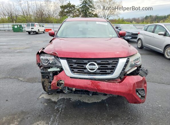 5N1DR2MMXHC633188 2017 NISSAN PATHFINDER Red Vista frontal