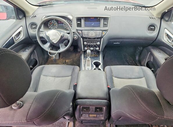 5N1DR2MMXHC633188 2017 NISSAN PATHFINDER Red Vista del salpicadero