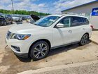 2017 Nissan Pathfinder Platinum White vin: 5N1DR2MMXHC644126