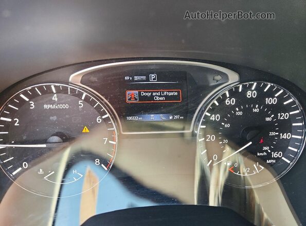 5N1DR2MMXHC644126 2017 NISSAN PATHFINDER White Вид щитка приладів