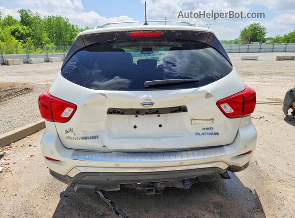 5N1DR2MMXHC644126 2017 NISSAN PATHFINDER White Вид ззаду