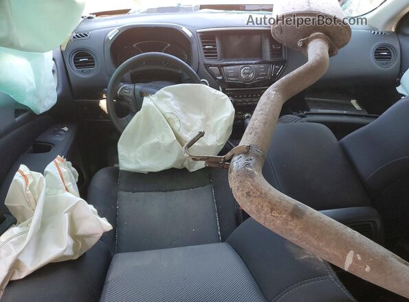 5N1DR2MMXHC904668 2017 NISSAN PATHFINDER Gray წინა პანელის ხედი