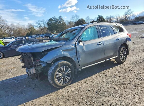 5N1DR2MMXHC904668 2017 NISSAN PATHFINDER Gray წინა მარცხენა ხედი სამი მეოთხედიდან