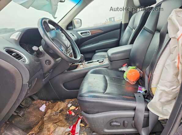 5N1DR2MMXJC646299 2018 NISSAN PATHFINDER Black Widok wnętrza z przodu