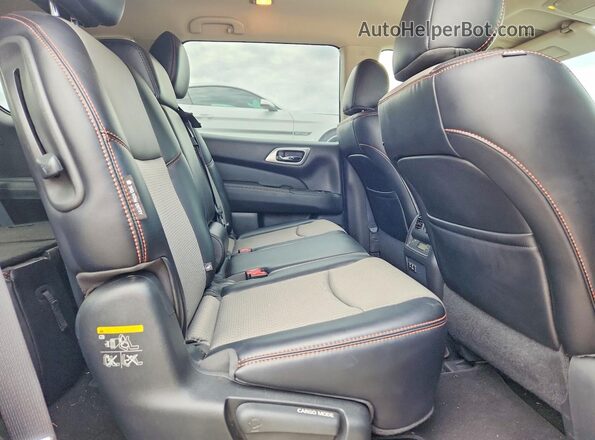 5N1DR2MMXKC624286 2019 NISSAN PATHFINDER Black უკანა სალონის ხედი