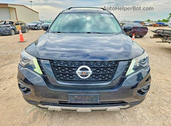 5N1DR2MMXKC624286 2019 NISSAN PATHFINDER Black წინა ხედი