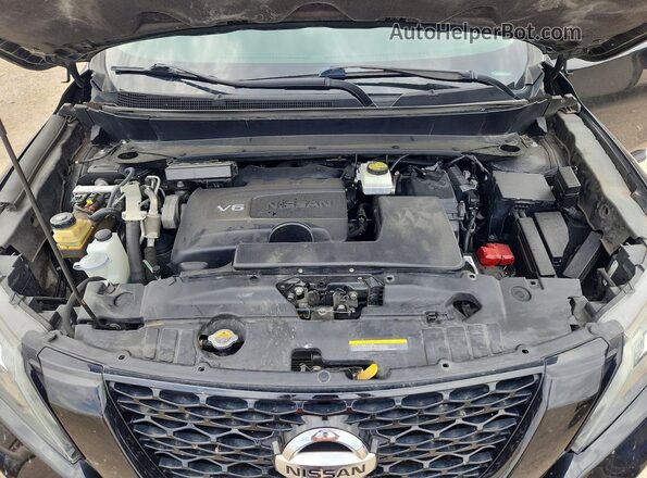 5N1DR2MMXKC624286 2019 NISSAN PATHFINDER Black ძრავის განყოფილების ხედი