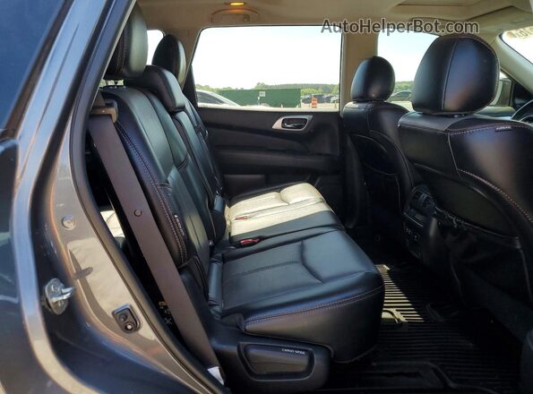 5N1DR2MMXKC651147 2019 NISSAN PATHFINDER Gray Вид задньої частини салону