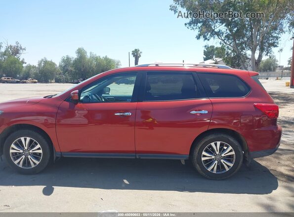 5N1DR2MN0HC621821 2017 NISSAN PATHFINDER Burgundy Панорамний вид салону 360°
