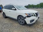 2017 Nissan Pathfinder Platinum Белый vin: 5N1DR2MN0HC626954