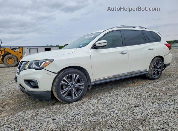 5N1DR2MN0HC626954 2017 NISSAN PATHFINDER Белый Передняя левая четверть