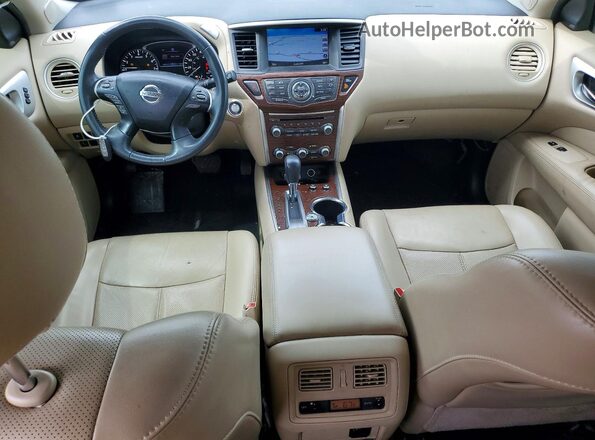 5N1DR2MN0HC626954 2017 NISSAN PATHFINDER Белый Вид панели приборов