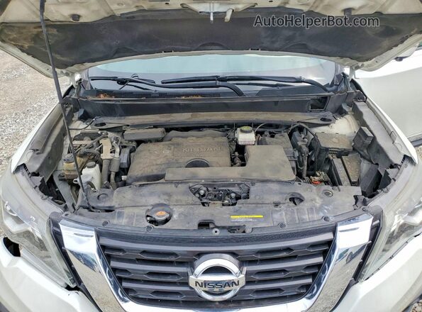 5N1DR2MN0HC626954 2017 NISSAN PATHFINDER Белый Вид подкапотного пространства